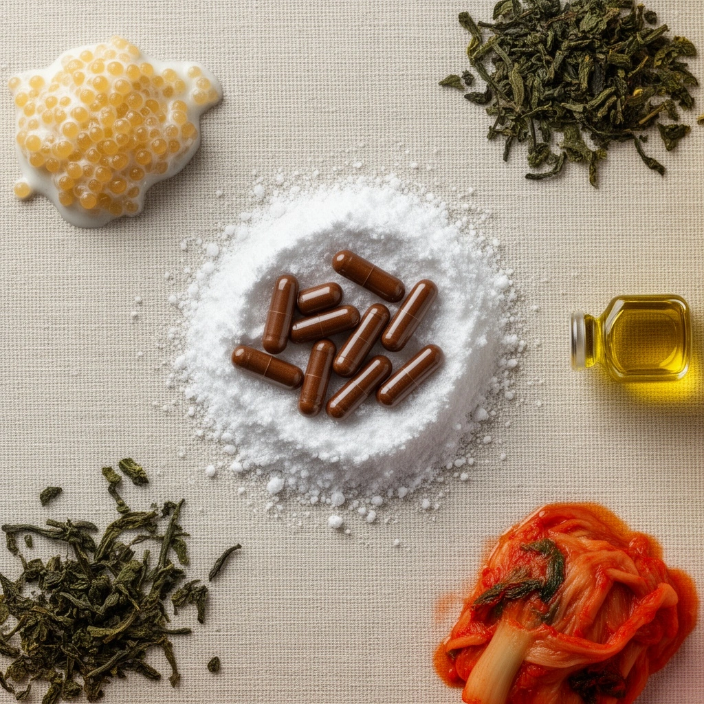 Natural GLP-1 hormone support using berberine supplements and gut health foods